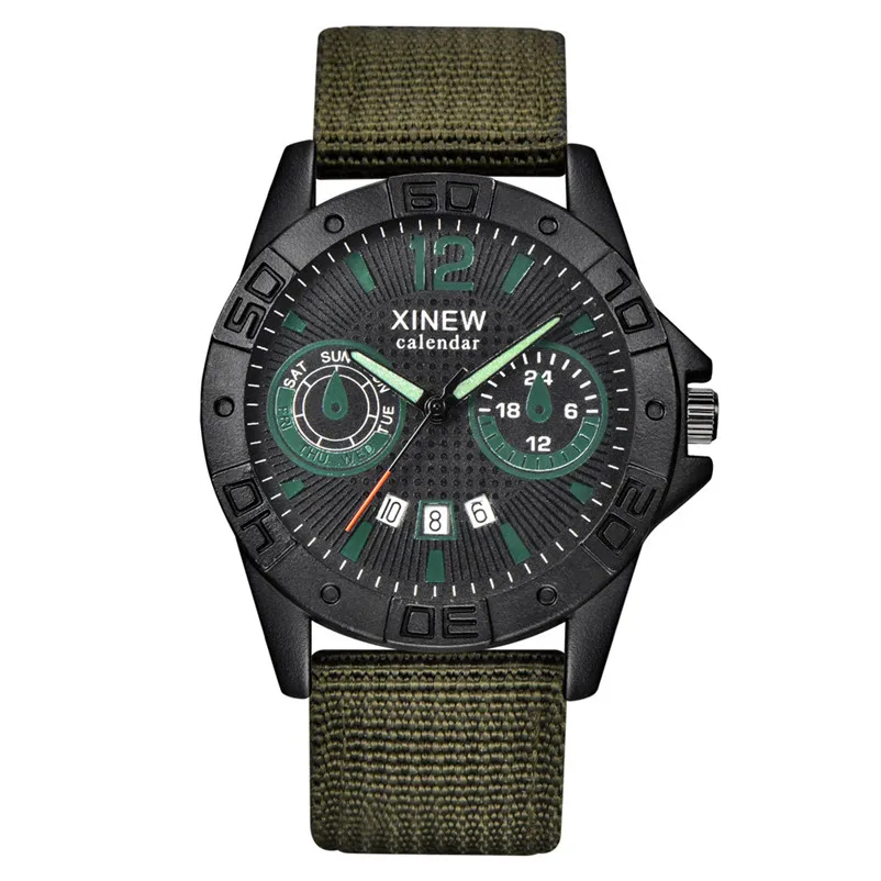 Fashion mens watches top brand luxury quartz-watch Analog Sport Stainless Steel Case Wrist Watch Clock relogio masculino 3M24 (8)