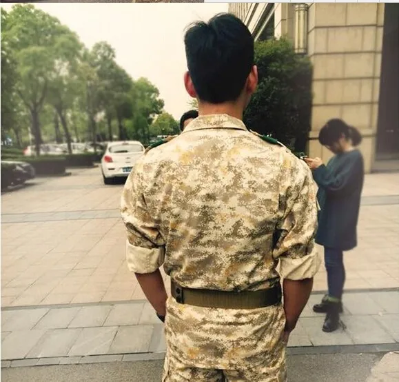 Военная форма Камуфляжный костюм цифровой пустынный боевой костюм Тактический костюм для мужчин