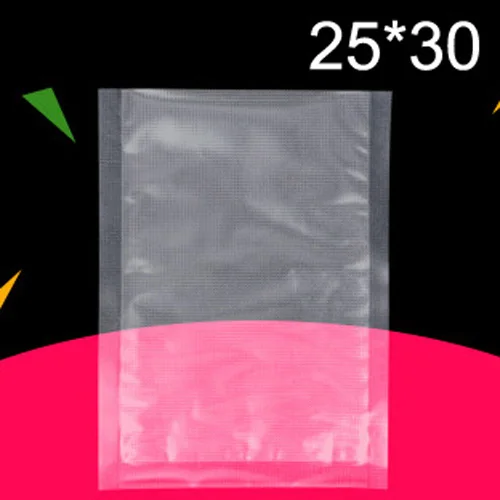 

100x Vacuum Seal Sealer Pouch Pouches Pack Food Bags Clear Butchers Meat Bag Set