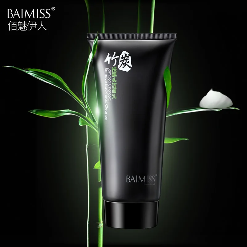 

BAIMISS 150g Facial Care Cleaner Face Acne Treatment Blackhead Remover Oil Control Whitening Black Head Face Cleanser Skin Care