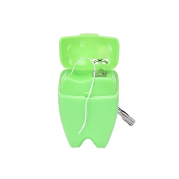 

2Pcs 15 M Mint Fragrance Portable Teeth Keychain Dental Floss For Teeth Cleaning Oral Care Kit Dental Hygiene