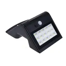 Солнечный СВЕТОДИОДНЫЙ садовые светильники Открытый инфракрасный датчик света 15 светодиодный солнечный детектор движения 4 режима света настенный свет