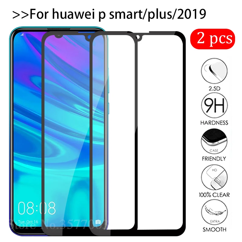 

2pc/lot Protective Glass For Huawei P Smart 2019 Tempered Glass On For Huawei P Smart 2019 Screen Protector Psmart FIG-LX1 Film