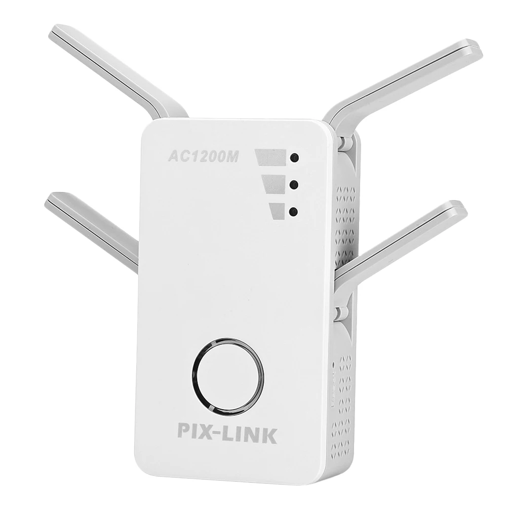 

Repeater Wireless WiFi 1200Mbps Dual Band Range Extender Signal Amplifier for Home LCC77