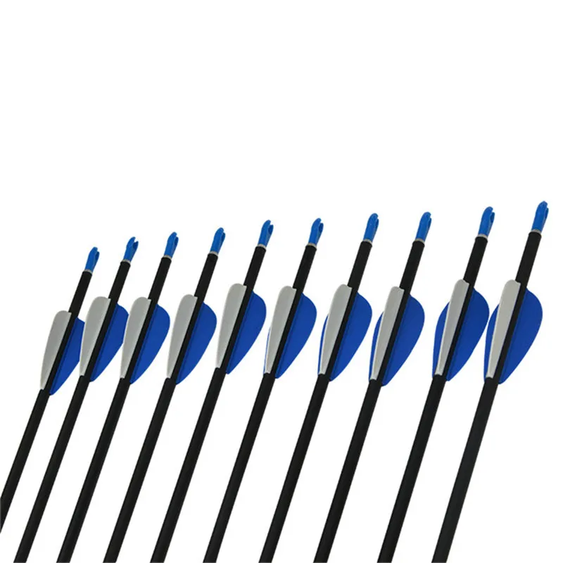 10/15pcs 32inch Carbon Arrow 1200 Spine Composite Carbon Fiber Material Arrow Shaft For Outdoor Hunting Sports Shooting Training