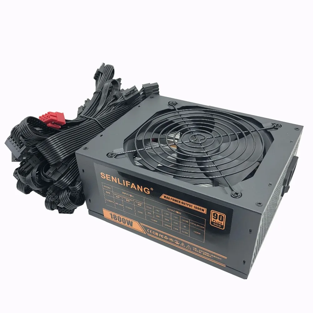 SENLIFANG ETH miners PSU GOLD 90 Поддержка 8 карт полный модуль питания подходит для и т. д. ZEC ZCASH