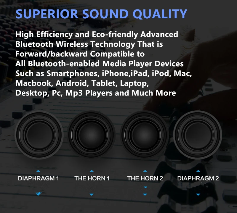 Портативная беспроводная bluetooth-колонка, колонка Colunas caixa de som, bluetooth-приемник, поддержка TF, FM, громкая связь для ТВ, ПК, телефонов