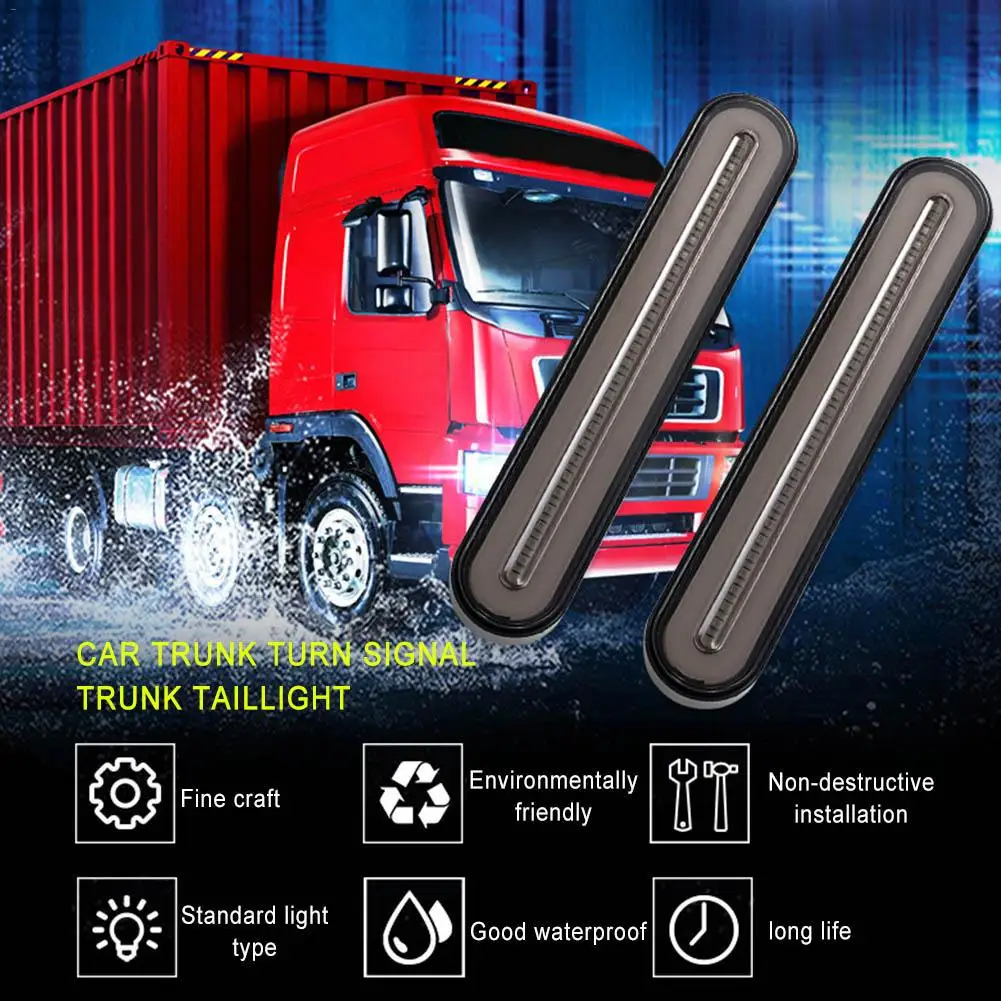 

H7 Led 2PCS Car Trunk Turn Signal Brake Steering Turn Tail Lights Yellow Light Luces Led Para Auto Car Light