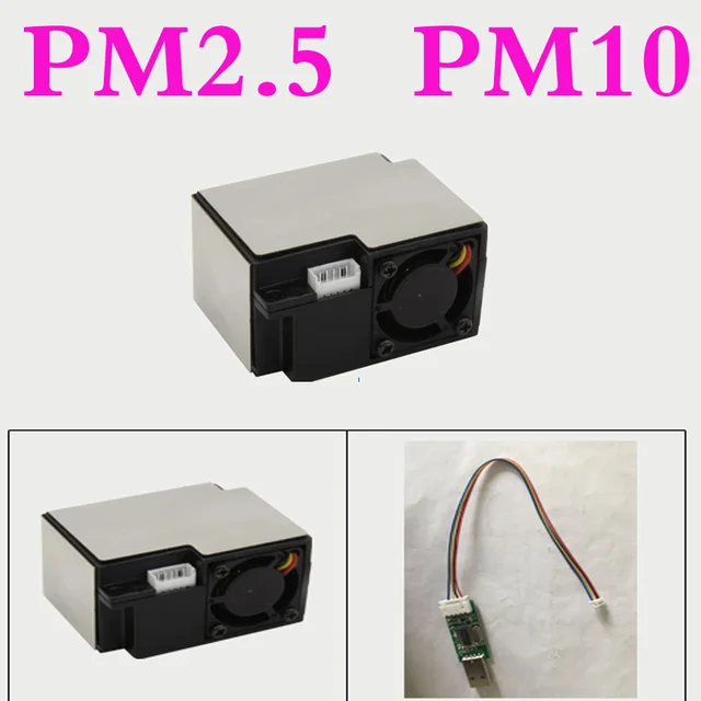 US $29 99 |Laser PM2 5 Sensor Module Small Volume pm2 5 PM10 Air Quality Inspection Dust Tester Serial Output provide technical support-in Gas
