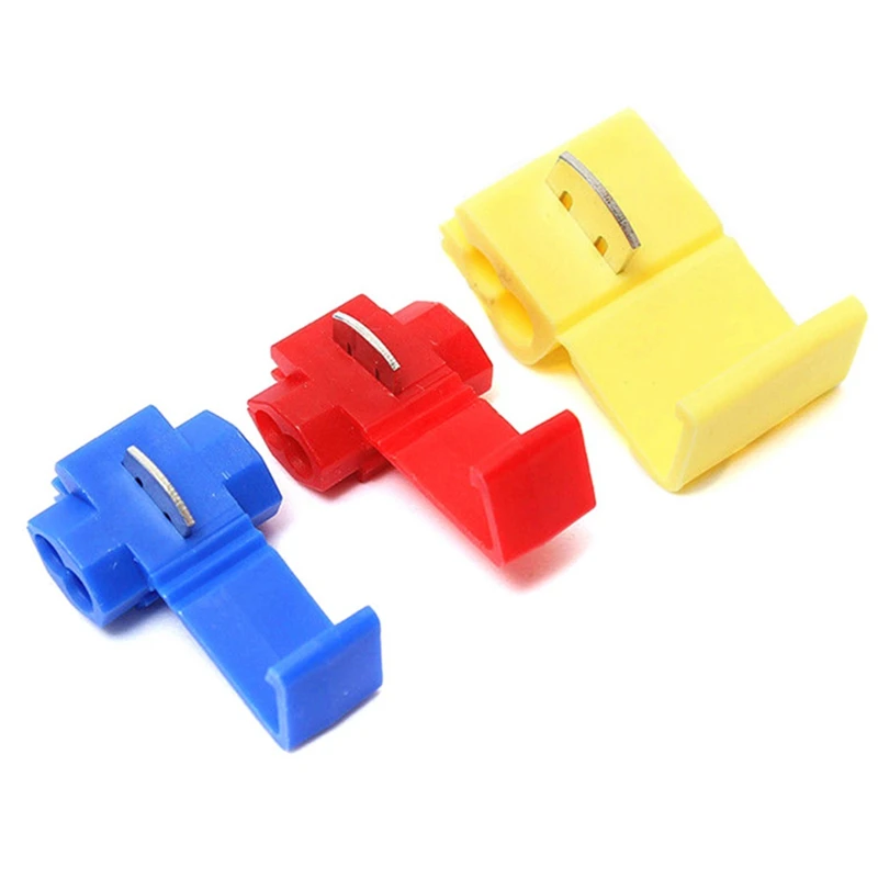 

10PCS/set Lock Electric Wire Cable Connectors Quick Splice Terminals Crimp Non Destructive Without Breaking Line Connector