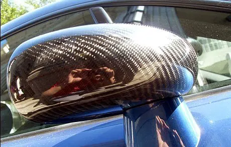REAL CARBON FIBRE MIRROR COVER for AUDI TT 8N MK1 2000-2006