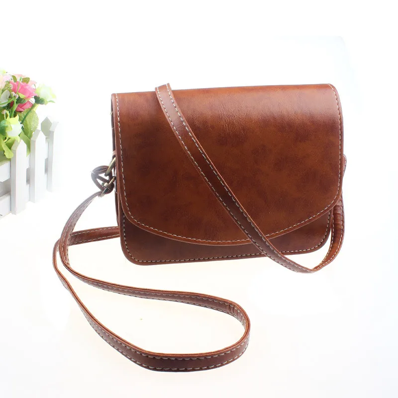 

Women PU leather Shoulder Bag Satchel Handbag Retro Messenger Bag Famous Designer Clutch Shoulder Bags Bolsa Bag