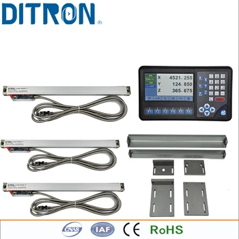 

One Set of Plastic LCD Digital Readout 3Axis /3Pcs Ruler Optical Scale 3PCS Linear Scale with 50-1000mm