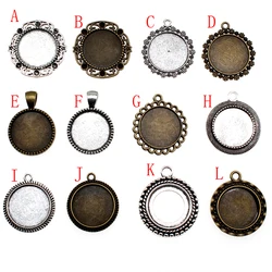 1 Piece 20mm Round Glass Cabochon Base Setting Pendant Tray For Jewelry DIY Making diy accessories for jewelry 1 Piece 20mm Round Glass Cabochon Base Setting Pendant Tray For Jewelry DIY Making diy accessories for jewelry
