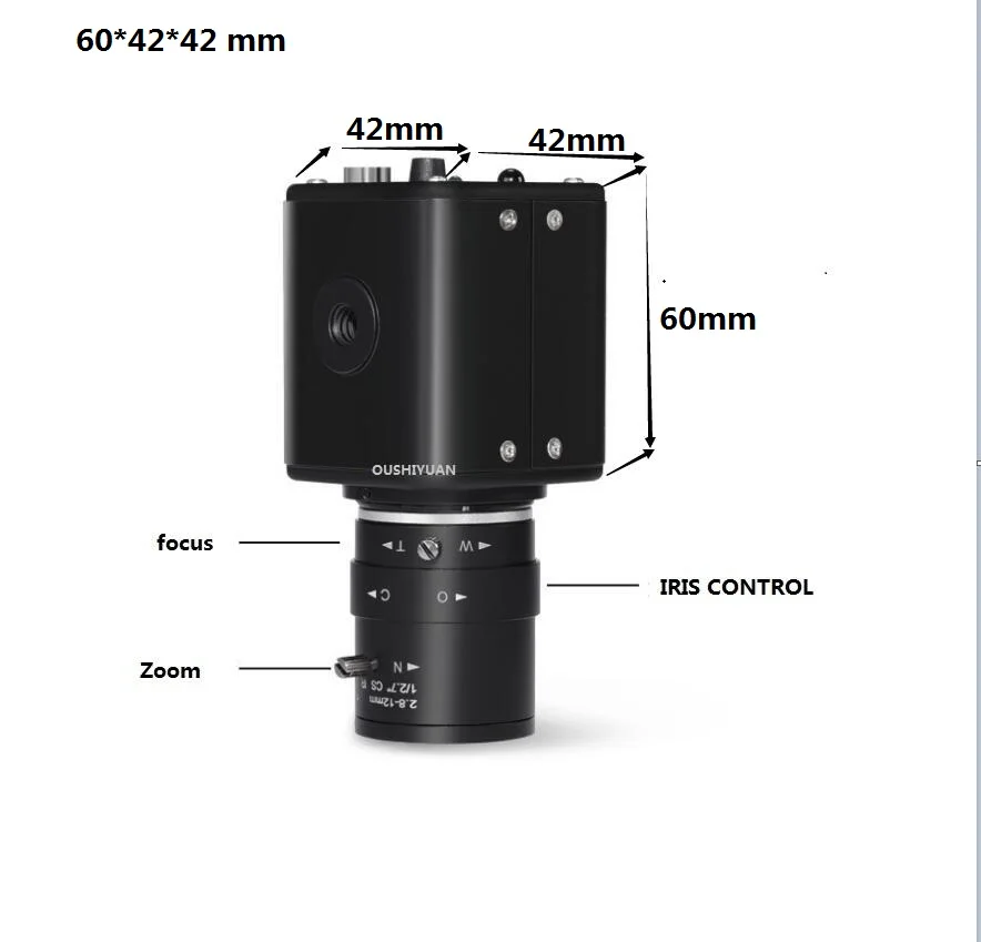 HD 1080P 2.0MP промышленный видео выход HDMI объектив камеры 5-50 мм или 2,8-12 мм