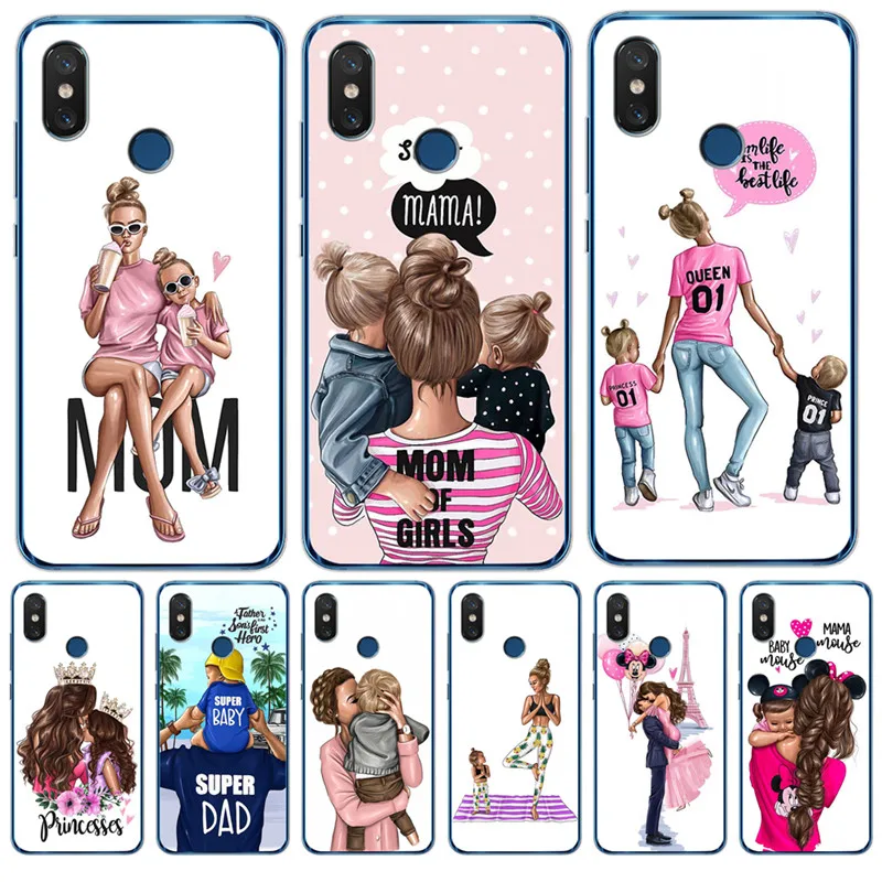 

Luxury Baby Mom Queen woman For xiaomi Redmi Mi 8 6 A2 Lite 5X 6X A1 6A 4X 4A 5 Plus Note 4 5A Prime Pro Cover Case Coque Etui
