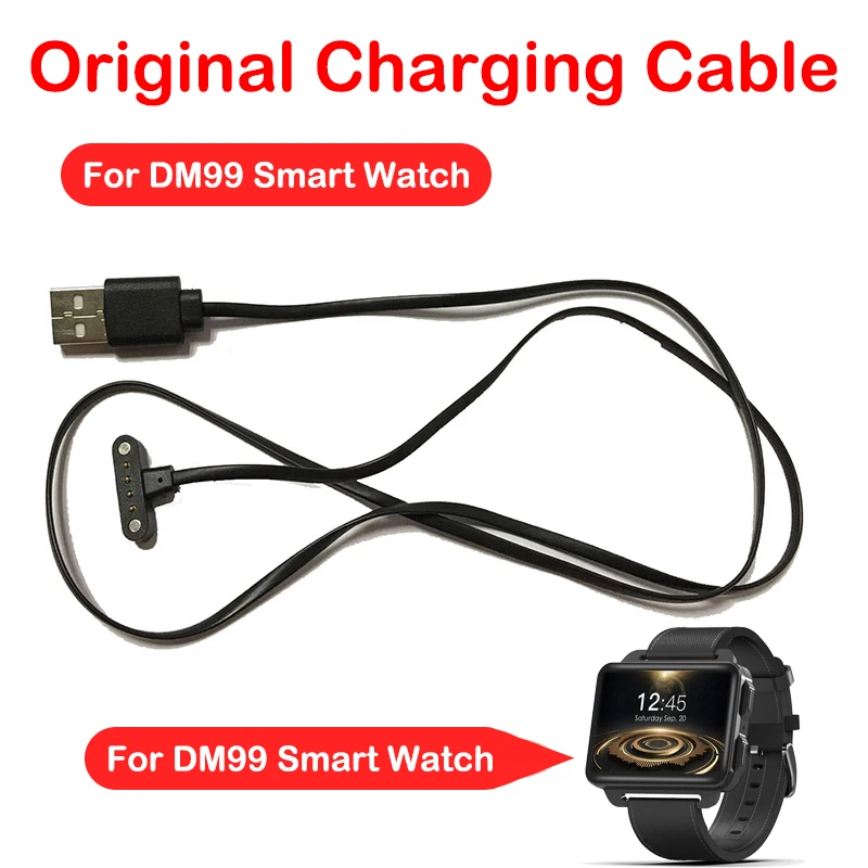 

Original Charging Cable For DM99 Smart Watch USB Charger Cable For DM99 Wristwatch Clock Replacement USB Charging High Quality