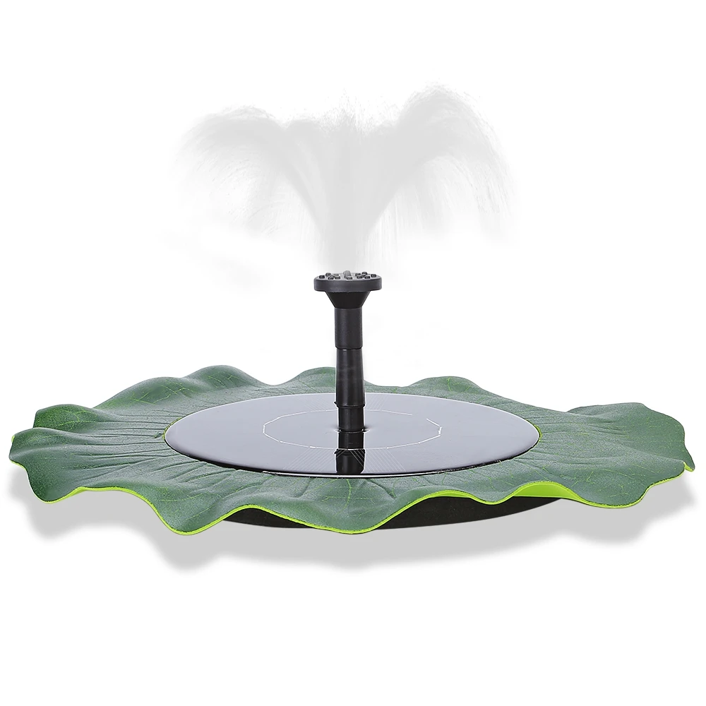 

7V 1.4W Floating Solar Power Fountain Panel Kit Garden Water Pump for Birdbath Pool Watering Wide Irrigation Pumps 200L / H