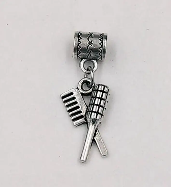 30 шт. винтажные ножницы для сушки волос|pendants for bracelets|f pendantsilver scissors |