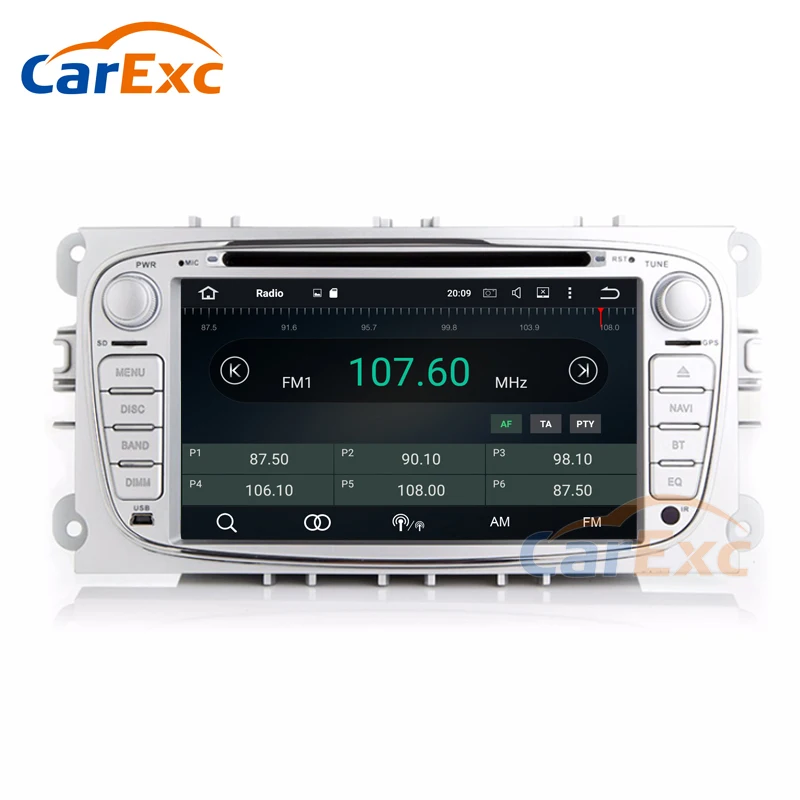 

2G RAM Android 7.1 Car Multimedia Stereo Player For FORD Mondeo FOCUS C-MAX KUGA GALAXY S-MAX Radio With GPS DVD Navigation Unit