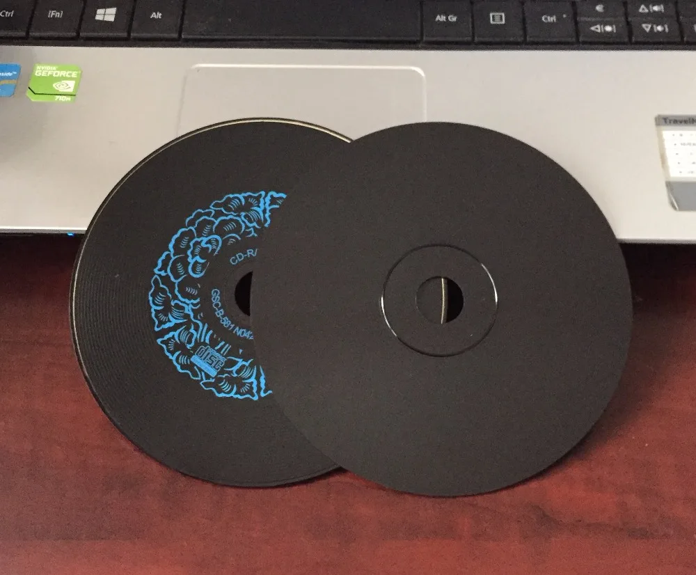 Оптовая продажа 10 дисков A + пустая печать 5х700 МБ черная CD R|cd-r black|cd-r 700mbcd-r blank |