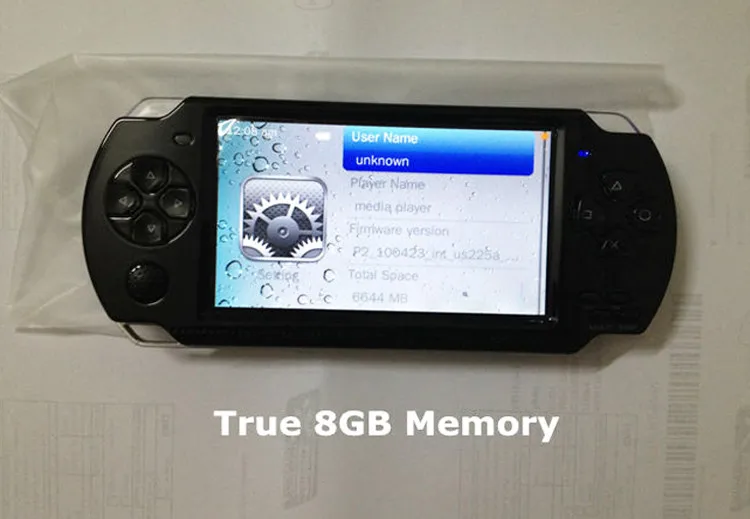 Портативная игровая консоль 4,3 дюймов экран MP4-плеер MP5 игровой плеер реальная поддержка 8 ГБ для psp игры, камеры, видео, электронной книги