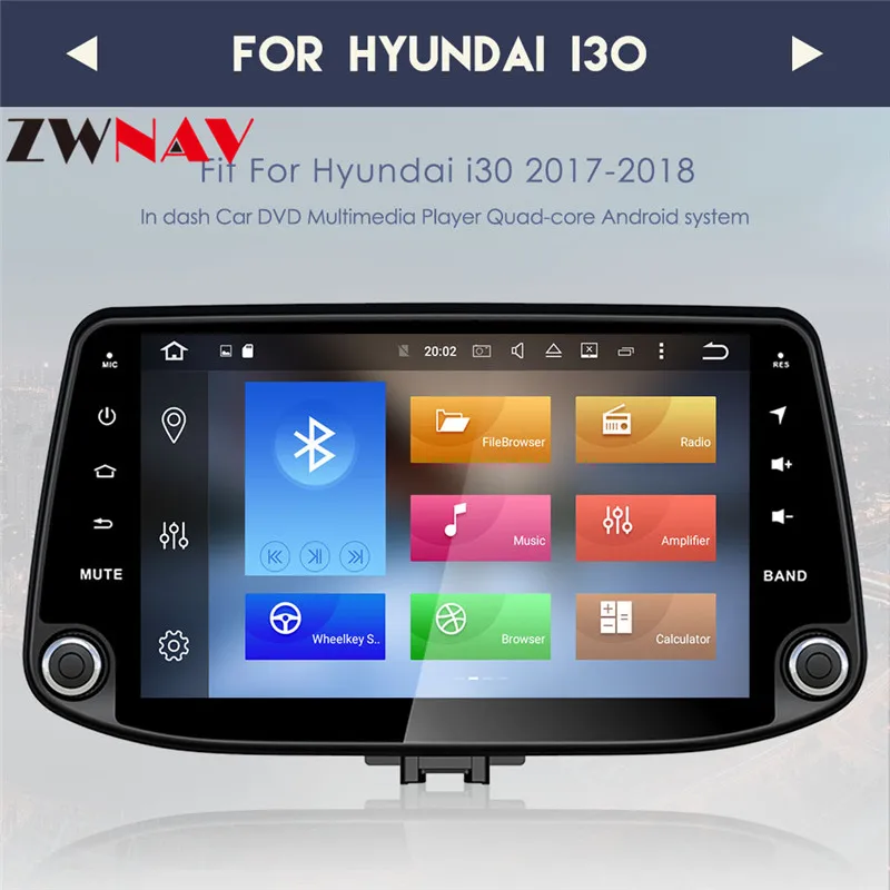 Discount top quality 4G+32G Octa 8 core android 8.0 car dvd for Hyundai i30/I30 2016 2017 multimedia car radio gps navigation 8