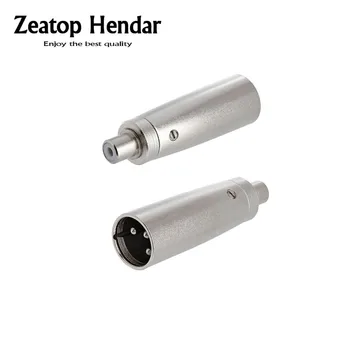 

20pcs Silver Tone 3 Pin XLR Male to RCA Plug Female Coaxial Microphone Audio Signal Converter Adapter Connector