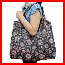 1 шт./лот) размер 50x42 см большой нейлон сложенный многоразовая складная сумка для похода в магазин