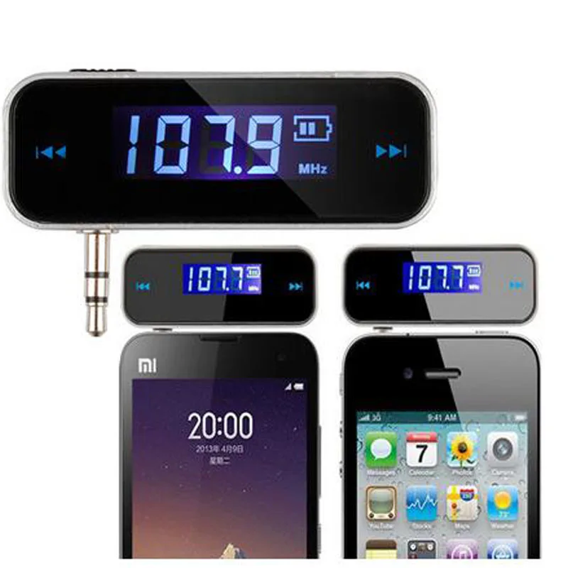 

New Electronic Car MP3 Player 3.5mm In-car FM Transmitter Mini Wireless Transmitter
