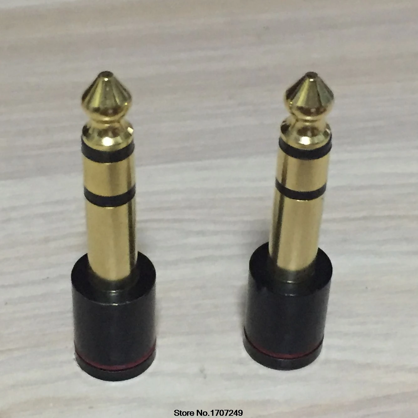 

Sale 2PCS Copper 6.35mm Male Plug To 3.5mm Stereo Female Headphone Jack Audio Adapter