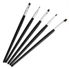 5PCS Kolinsky Flat Nail Art Brush Set Gradient Acrylic Nail UV Gel Builder Drawing Painting Pen Manicure Tool 3