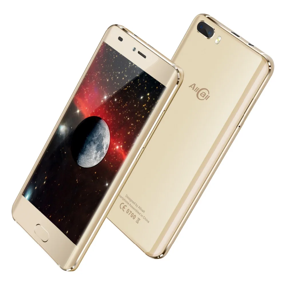 Original Allcall Rio 5,0 pulgadas IPS trasero cámaras Android 7,0 Smartphone MTK6580A Quad Core 1 GB RAM 16 GB ROM 8.0MP OTG 3G teléfono móvil