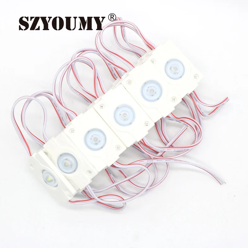 SZYOUMY Injection Led Module 2835 1 LED 12V 2W Waterproof Advertisement Design Led Modules Super Bright Lighting