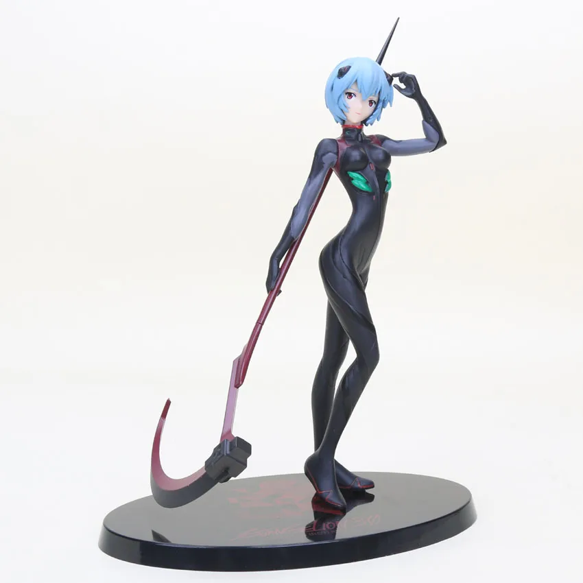 21 см Evangelion EVA Ayanami Rei черный Plugsui ПВХ фигурку Коллекция модель игрушки с коробкой