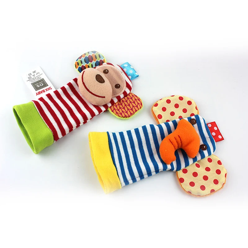 Baby Hand Rattles Toys Animal Socks Wrist Strap With Rattle Baby Foot Socks Cartoon Educational Best Gift 0-1 years old Baby Hand Rattles Toys Animal Socks Wrist Strap With Rattle Baby Foot Socks Cartoon Educational Best Gift 0-1 years old