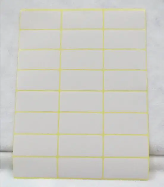 Library Category Name Writable White Label Self-Adhesive Tags Blank Sticker 