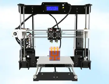 

New dual nozzle 3d printer A8-M dual color high precision stereo home desktop industrial grade DIY kit
