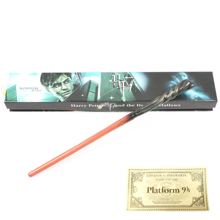 Старец Дамблдор Гермиона Волдеморт Хар Поттер волшебные палочки с коробкой Рождественский подарок для косплея - Цвет: Nevile