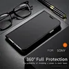 Pour Sony Xperia XZ XZ1 XZ2 XZ3 XA1 XA2 Plus Ultra Premium PU cuir magnétique Flip étui de protection ► Photo 1/6