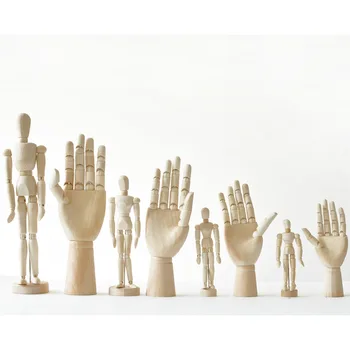 

BJD doll model hand joint model series wood ornaments hand puppet model
