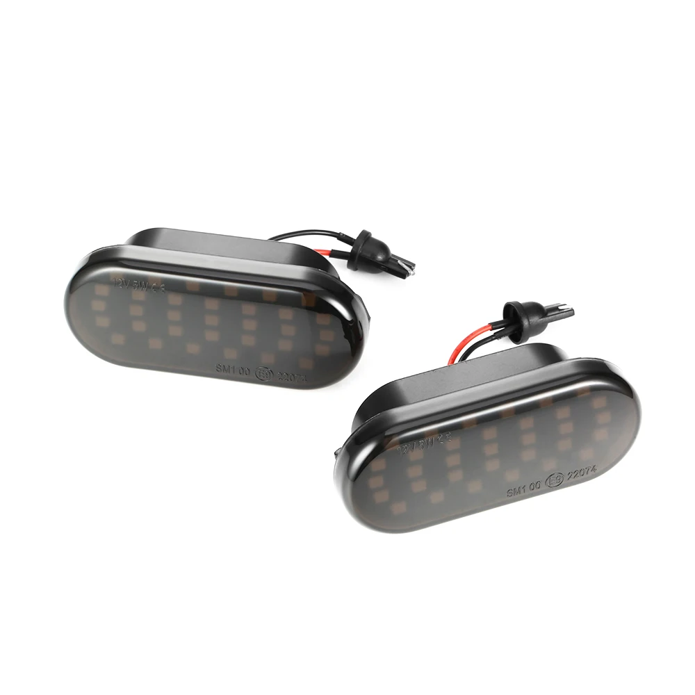 2 шт. светодиодные динамические боковые габаритные огни для VW Golf 3 4 Passat Polo Ford Focus SEAT