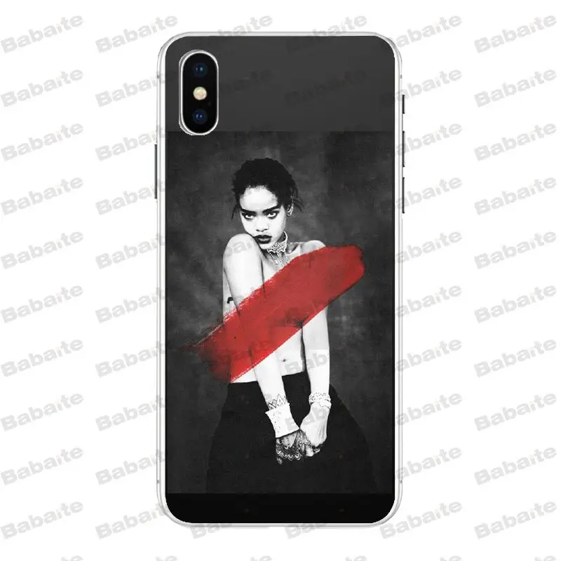 Babaite Рианна DIY печать рисунок чехол для телефона крышка оболочка для iPhone 8 7 6 6S Plus X XS XR XSMax 5 5S SE 5c11 11pro 11promax