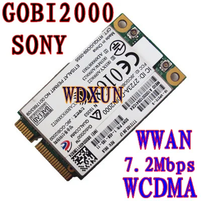 

3g hspa card gobi2000 HSPA/UMTS EDGE/GPRS/GSM EV-DO/CDMA GPS