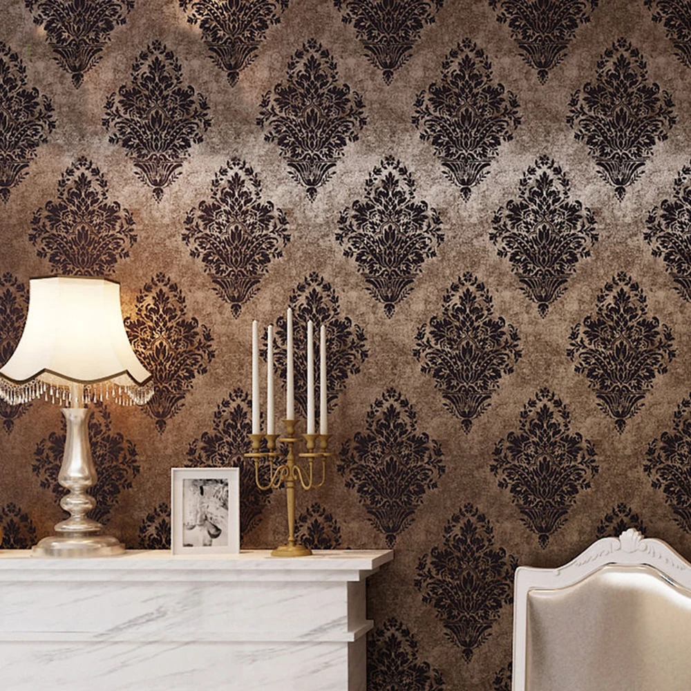 Online kopen wholesale bruin muur papier uit china bruin muur ...