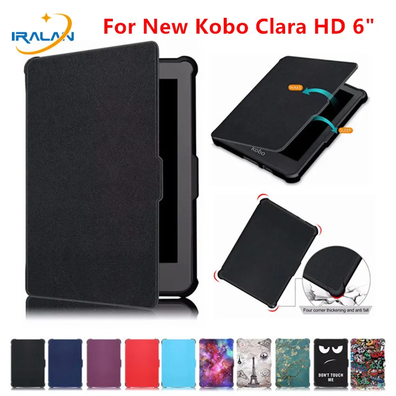 Умный чехол для Kobo Clara HD Сверхтонкий чехол для планшета сумка для электронной книги eReader чехол для kobo Clara Clear HD N249 6,"+ пленка+ ручка