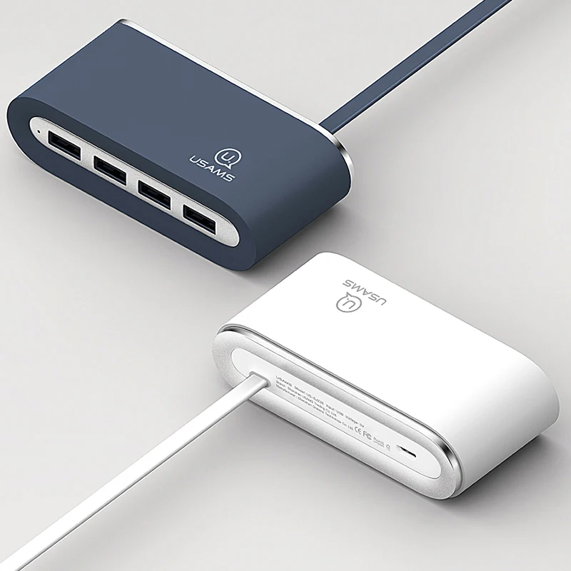 USAMS 4 USB to USB Port charger adapter cable for iPhone Samsung Xiaomi