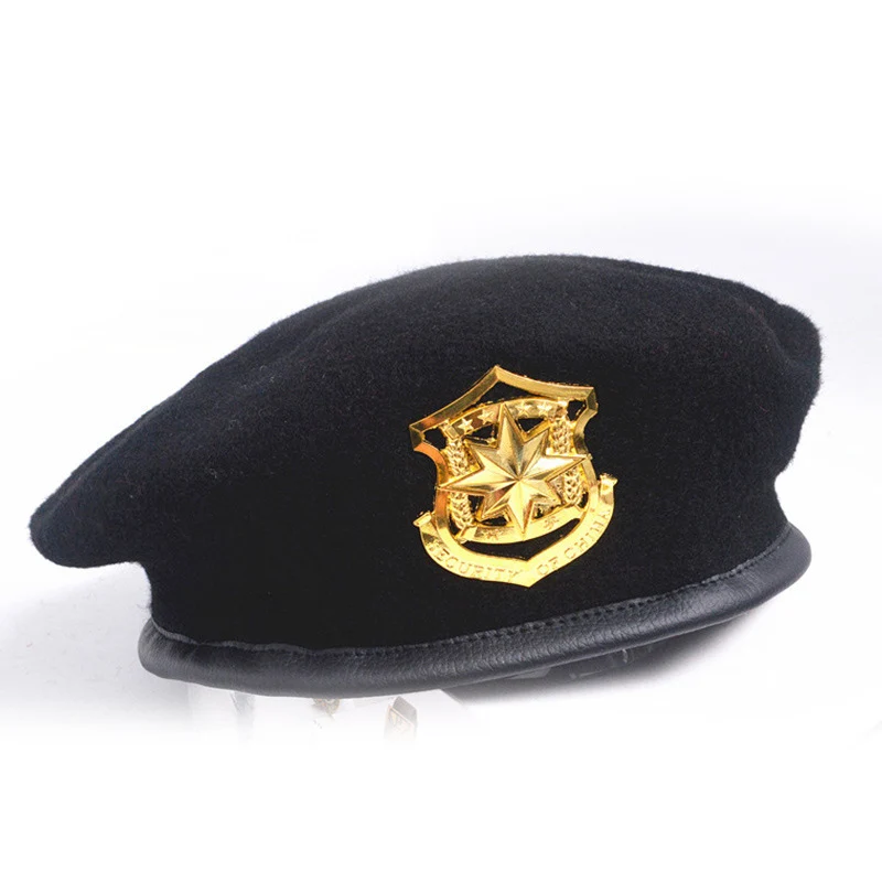 wool beret mens High Quality Wool Berets fashion Army cap Star Emblem Sailor Dance Performance Hat Trilby chapeau for men women unisex GH-400 mens fleece beret