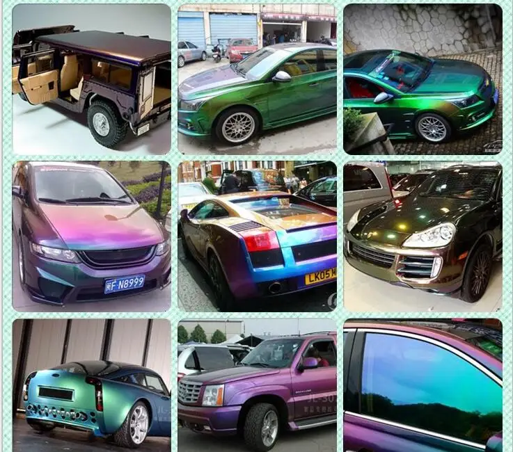 Пигмент-хамелеон, меняющий цвет пигмент, широко используется в пластике, автомобиле, 1 лот = 6 цветов акриловая краска