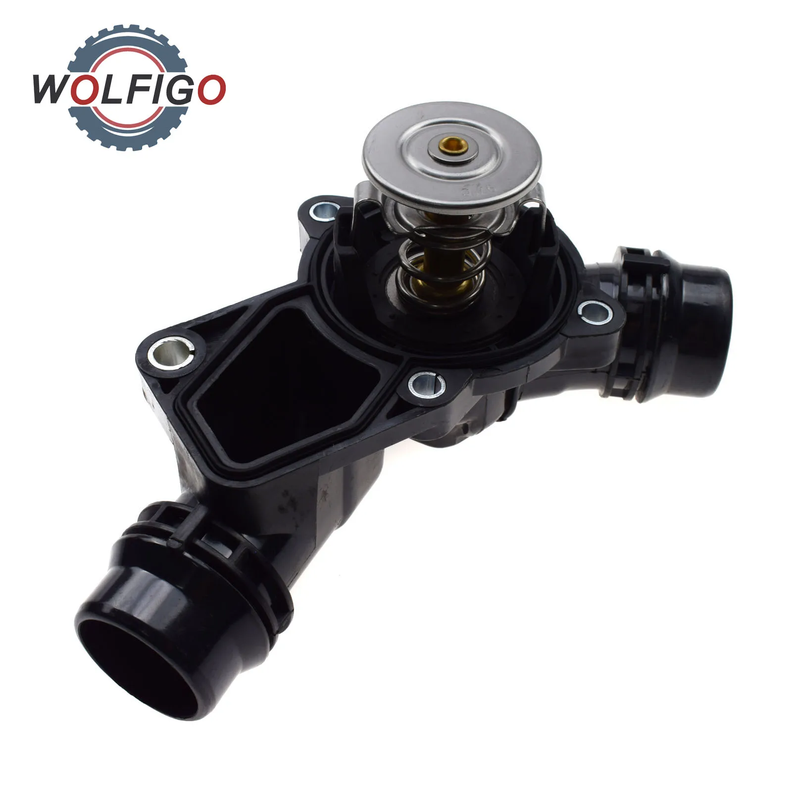 WOLFIGO Thermostat Housing Assembly 11537509227 11531437040 For BMW E46